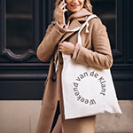 Gepersonaliseerde shoppingtas klantengeschenken