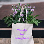 Totebag heropening klantengeschenken