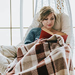 Fleece dekentjes personeel kerstgeschenken