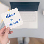 Welkomstkaart personeel welkomstgeschenken