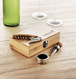 Luxe wijnset pensioen afscheidsgeschenk